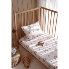 70X120 cm Bebek Beşik, Park Yatak Lastikli Çarşaf Takımı - Sunshine