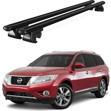 Today Auto Venüs Nissan Pathfinder (2013-2020) Uyumlu Siyah Ara Atkı Port Bagaj Tavan Barı