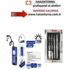 ALWAYSSPEED Ht-Arm Şarjlı LED Lamba Fener Işıldak Kampçı Tamirci Lambası 1500 Lümen  ESEN380