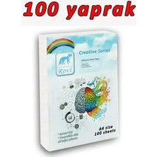 Rovi Brother Yazıcılar Için Parlak Yapışkanlı Sticker Fotoğraf Kağıdı A4 100 Yaprak