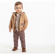 Mumbino Erkek Çocuk 4lü Ceketli Takım /ceket -Gömlek T-Shirt Pantolon 4 Parça Takım 6 - 24 Ay