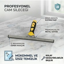 Dora Metal Xp Profesyonel Camçek (Cam Çekeceği) – Orijinal Pulex Lastikli 35 cm