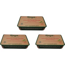 Raya Organik Organik Antep Fıstıklı Tahin Helvası 3 Lü (3 * 200 Gr)
