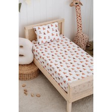 70X110 cm Bebek Beşik, Park Yatak Lastikli Çarşaf Takımı - Teddy