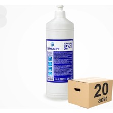 DERMOSEPT Ultrason Ekg ve Lazer Epilasyon Jeli 1 Litre - 20 Adet (1 Koli)