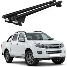 Today Auto Venüs Isuzu D-Max (2012-2019) Uyumlu Siyah Ara Atkı Port Bagaj Tavan Barı