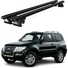 Today Auto Venüs Mitsubishi Pajero 3D (2011-2021) Uyumlu Siyah Ara Atkı Port Bagaj Tavan Barı