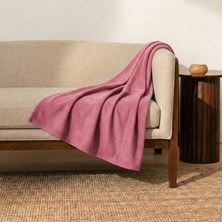 Prime Sleeks Kalın Dokulu Yün Tv Battaniyesi 120X150 cm Koltuk Şalı Diz Örtüsü Throw Battaniye