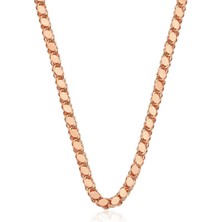 Kenpazar Gümüş Rose Pullu Arpa Zincir