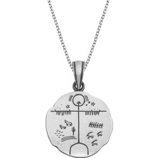 Kenpazar Gümüş Gök Tengri Kolye