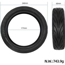 Ninebot Zt3 / Zt3 Pro Uyumlu 70/60-7.5 Jelli Lastik | 11 Inç Solid Tire – Muadil