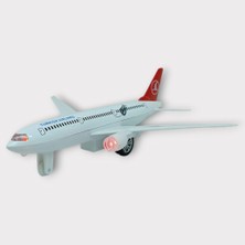 Calperia Çek Bırak Metal Yolcu Uçağı - 18 cm - Orta Boy (Lisinya)