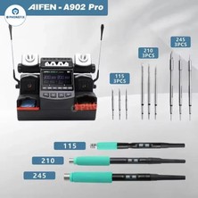 Kızılelma Teknik Aifen A902 Pro C115 / C210 / C245 Çift Istasyonlu Pcb Lehimleme Onarım Istasyonu