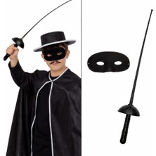 Colezium  Kostüm Plastik Aksesuar Seti - Maske ve Kılıç (67 Cm)