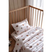 Montessori Bebek Çocuk Nevresim Takımı (100X200), Pamuk Saten - Forest