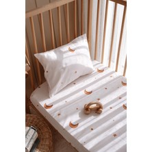 Anne Yanı Beşik Lastikli Çarşaf Seti (55X95 Cm) - Stars