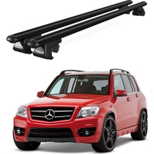 Today Auto Venüs Mercedes-Benz Glk (X204) (2008-2015) Uyumlu Siyah Ara Atkı Port Bagaj Tavan Barı