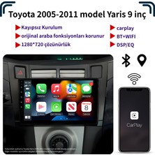 Dobest Toyota 2005-2011 Model Yaris 2+32GB 9 Inç/carplay/navigasyon/araç Multimedya Sistemi