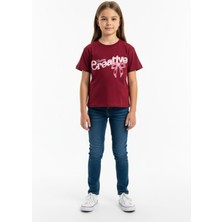 Toontoy Kız Çocuk Creatıve Kabaran Baskılı Tişört