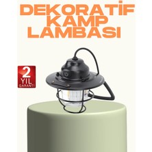 Hafif ve Taşınabilir Retro Tasarım Kamp Lambası Midastech