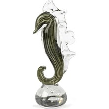 Mikasa Moor Yeşil Siyah Cam Dek Denizatı 28X11CM