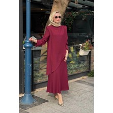 Qooq Shin Takım 26SS225 Bordo