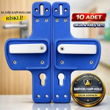 Life360 Bariyerli Kapı Kolu |çocuk Güvenlikli | Okul, Kreş ve Eğitim Alanlarına Uygun 10 Adet