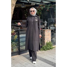 Heddy & Nurcan Çetin Nurcan Çetin Pantolonlu Takım 26448 Siyah