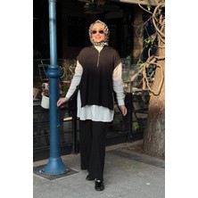 Heddy & Nurcan Çetin Nurcan Çetin Pantolonlu Takım 26613 Siyah