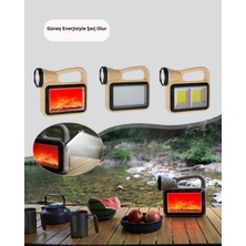 Alev Efektli Güneş Enerjili Lamba – Su Geçirmez Midastech