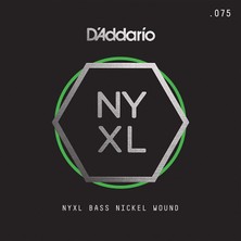 D'addario NYXLB075 Bass Tek Tel Nyxl Serisi Nikel Sarim 0.075