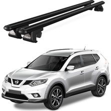 Today Auto Venüs Nissan X-Trail (2014-2020) Uyumlu Siyah Ara Atkı Port Bagaj Tavan Barı