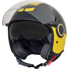 Vespa Kask 60S Racing Sixties Special Edition Yeşil-Sarı