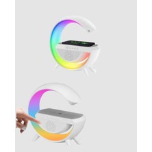 Bluetooth 5.0 Hoparlör – Kablosuz Şarj, Rgb Gece Lambası ve Fm Radyo Midastech
