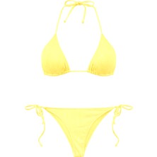 Aquella Bürümcük Sarı Üçgen Bikini Takım
