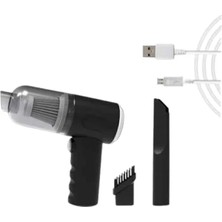 Yeni Nesil Mini Vakumlu Araç Süpürgesi El Süpürgesi Şarjlı Midastech