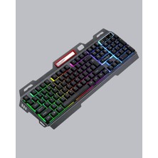 MidasTech Rgb Işıklı Oyuncu Klavye Mouse Seti – Türkçe Q, Ayarlanabilir Dpı, Ergonomik ve Dayanıklı T
