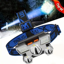 Kafa Lambası Hafif ve Esnek Çift Anahtarlı Far LED Işık Midastech