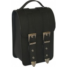 Ebakbak Motosiklet El Çanta Choper Model Sissybar Çanta Siyah Cruiser Motorcu Çantası