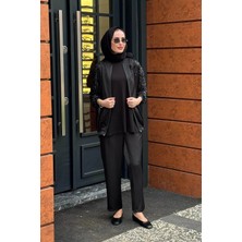 Moor Pantolonlu Takım 26S4044 Siyah