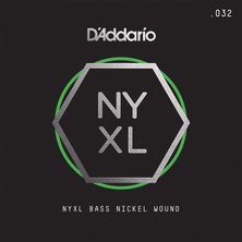 D'addario NYXLB032 Bass Tek Tel Nyxl Serisi Nikel Sarim 0.032