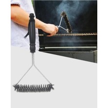 Tel Izgara Temizleme Fırçası Bbq Sonrası Kolay Temizlik Midastech