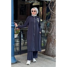 Heddy & Nurcan Çetin Nurcan Çetin Pantolonlu Takım 26448 Lacivert