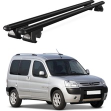 Today Auto Venüs Peugeot Partner (1996-2007) Uyumlu Siyah Ara Atkı Port Bagaj Tavan Barı