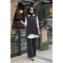 Heddy & Nurcan Çetin Nurcan Çetin Pantolonlu Takım 26604 Siyah