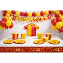 Sihirbaz Shop Galatasaray Temalı Doğum Günü Seti 48 Parça