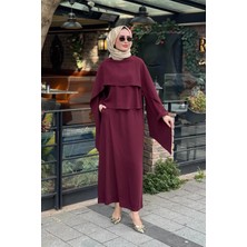 Qooq Romina Pantolonlu Takım 26FW226 Bordo