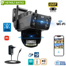 O-Kam 3024 Çift Lens Wifi Ptz Kamera - Adaptör Hediyeli