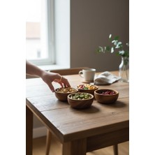 Akayev Akasya 4\'lü Çerezlik 8 cm