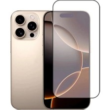 Abatech iPhone 16 Pro Tam Kaplayan Ekran Koruyucu-Kırılmaz Cam
